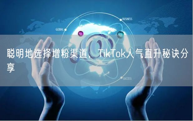 聪明地选择增粉渠道，TikTok人气直升秘诀分享