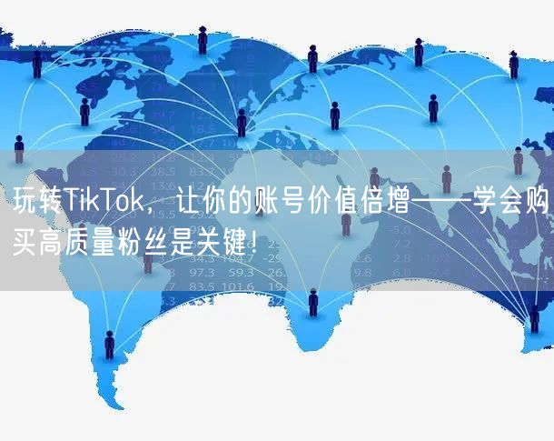 玩转TikTok，让你的账号价值倍增——学会购买高质量粉丝是关键！