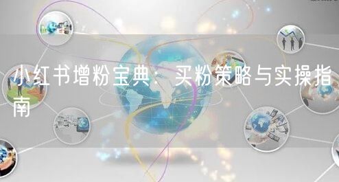 小红书增粉宝典：买粉策略与实操指南