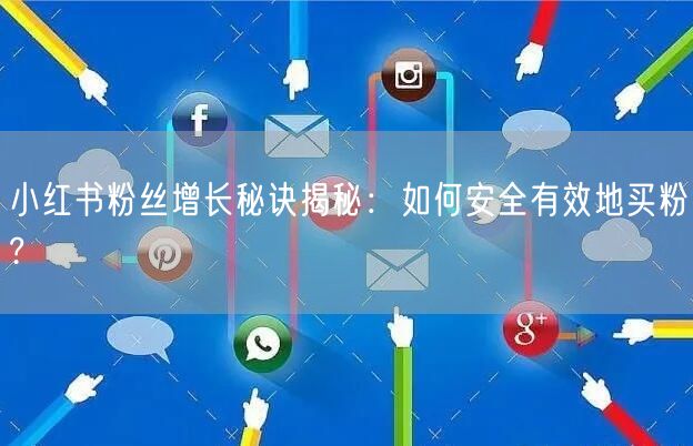 小红书粉丝增长秘诀揭秘：如何安全有效地买粉?