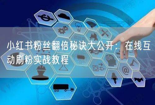 小红书粉丝翻倍秘诀大公开：在线互动刷粉实战教程