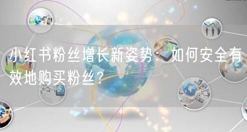 小红书粉丝增长新姿势：如何安全有效地购买粉丝？