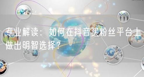 专业解读：如何在抖音买粉丝平台上做出明智选择？
